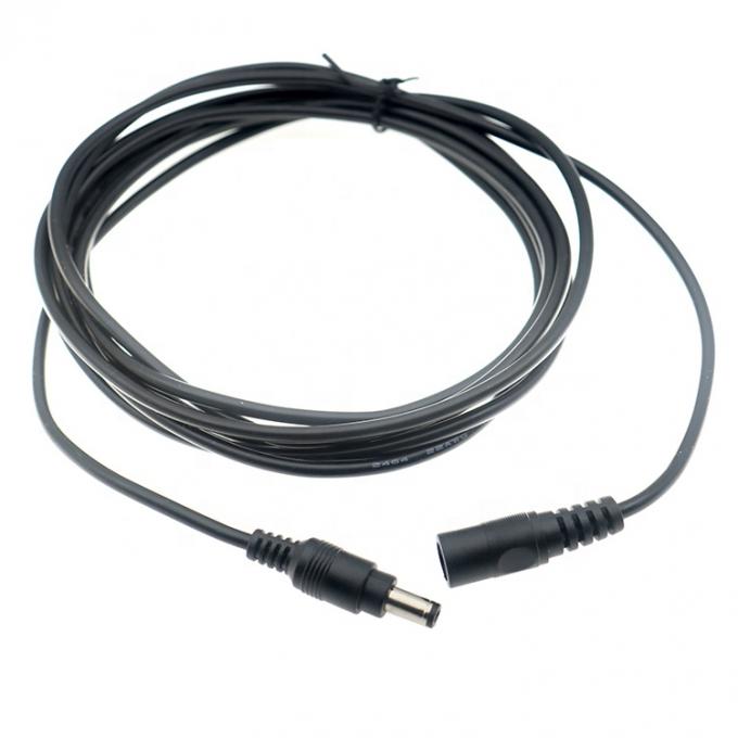 1M 2M 3M Homem para Mulher 5.5X2.1mm Jack DC Cable de Carregador de Extensão de Fornecimento de Energia para Câmera de CCTV 1
