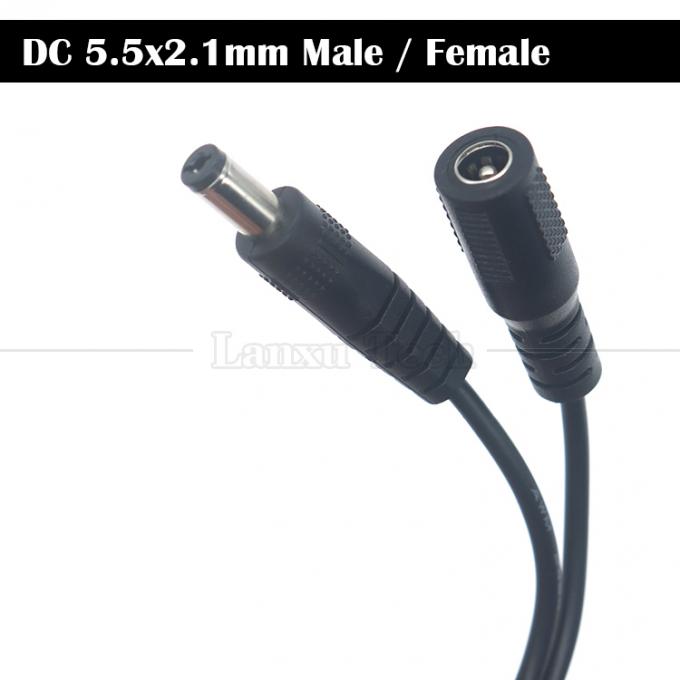 1m 3m 5m 10m 12V macho para macho Fêmea DC 5.5x2.1mm 5.5x2.5mm 4.0x1.7mm 3.5x1.35mm Cabo de extensão de energia Jack Barrel 4