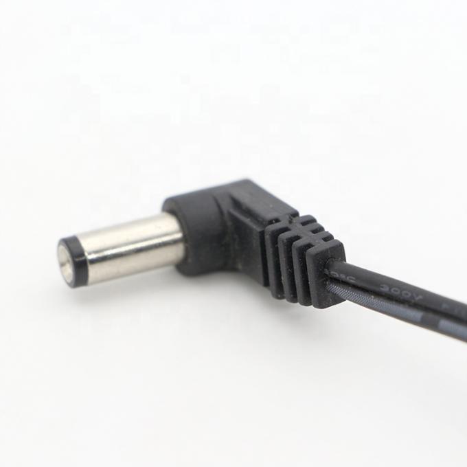 90 graus ângulo direito DC Barril Jack 2.1x5.5mm macho fêmea para o final livre Pigtail aberto cabo de alimentação DC 3