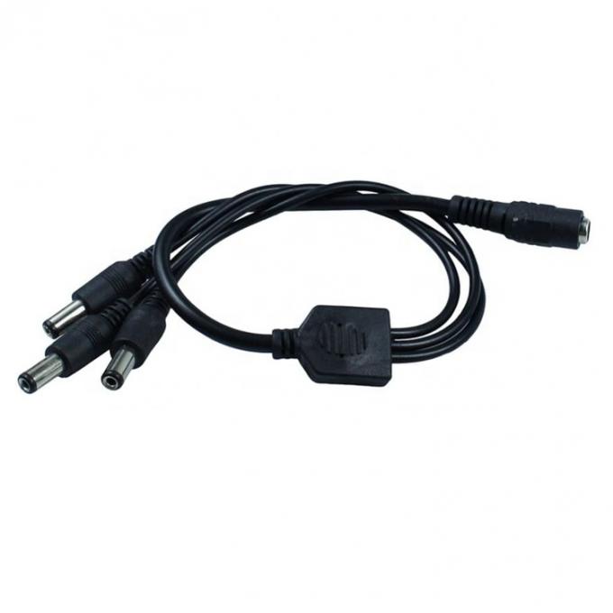 1 entrada para 3 saída 1 feminina para 3 masculina 5.5x2.1 mm DC Power Supply Splitter Cable para CCTV Led Strip 3