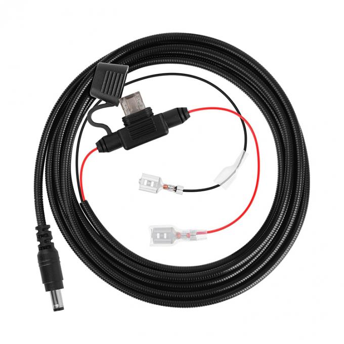 Capa de metal resistente à mastigação DC 5.5x2.1mm 4.0x1.7mm para conector de espadas cabo de extensão de energia para câmeras de rastreamento 1