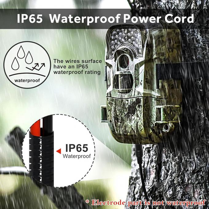 Capa de metal resistente à mastigação DC 5.5x2.1mm 4.0x1.7mm para conector de espadas cabo de extensão de energia para câmeras de rastreamento 4
