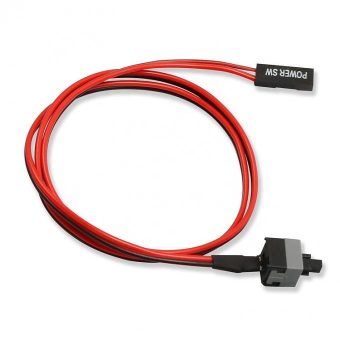 2 pin SW PC Case placa-mãe Swith on off Computer Reset Power ATX cabo 1
