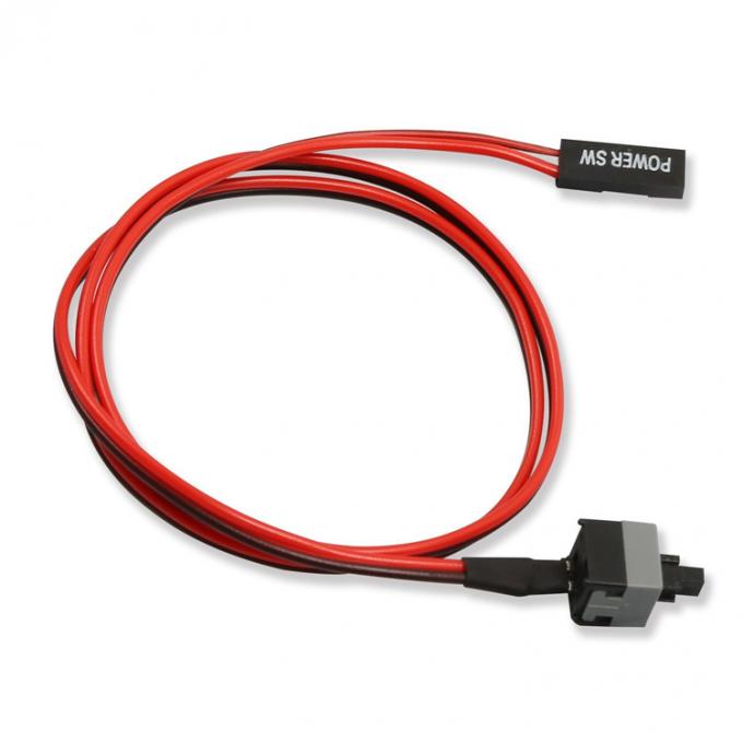 2 pin SW PC Case placa-mãe Swith on off Computer Reset Power ATX cabo 4