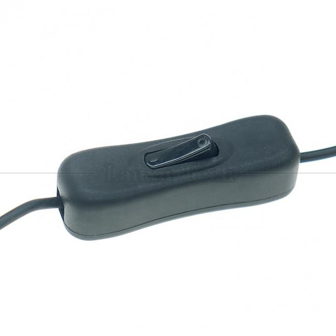 Alimentação ON OFF 1M USB A macho para abrir cabo de carregador de fio nu em lata com botão 304 Switch 3