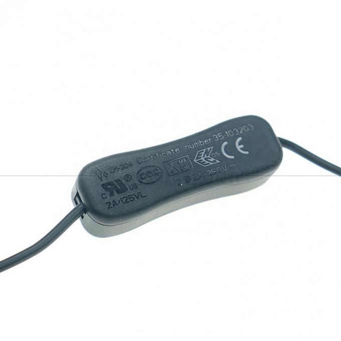 Alimentação ON OFF 1M USB A macho para abrir cabo de carregador de fio nu em lata com botão 304 Switch 4