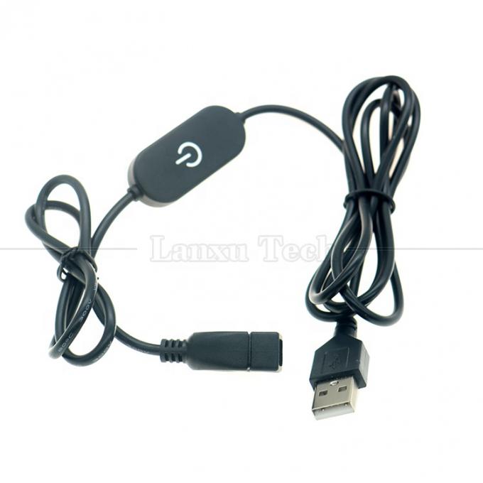 5v Touch Switch Homem para Mulher USB on off Cable Stepless Controller Dimmer para Led Strip Bar Lamp 0