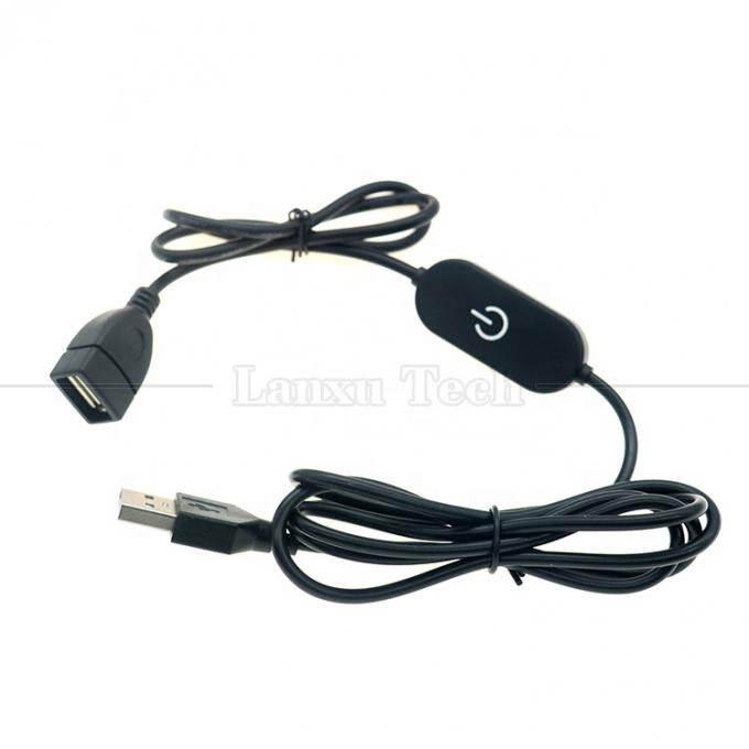 5v Touch Switch Homem para Mulher USB on off Cable Stepless Controller Dimmer para Led Strip Bar Lamp 5