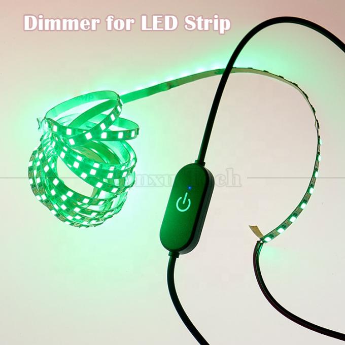 5v Touch Switch Homem para Mulher USB on off Cable Stepless Controller Dimmer para Led Strip Bar Lamp 4