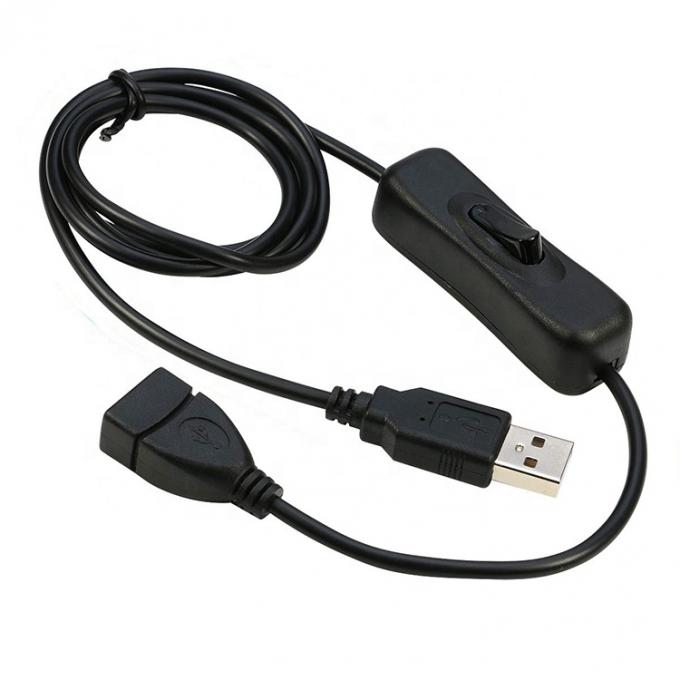 Cable de comutação USB de macho para fêmea para computador de lâmpada led 0
