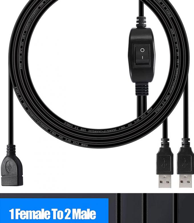 1 Mulher para 2 Dois Homens USB Y Splitter Impressora Compartilhamento de Comutador Cable para Impressora Scanner Speaker Mouse de teclado 7
