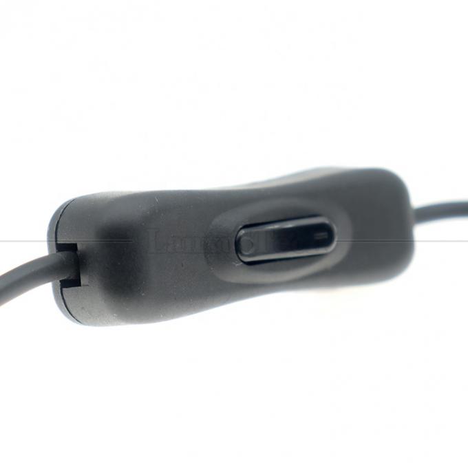 12V 24V Homem para Mulher 5.5x2.1mm Jack DC ON OFF 304 Switch Cable para lâmpada LED 2
