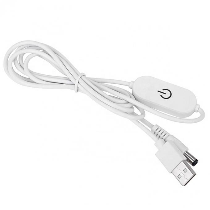 5V 2A USB TO dc 5.5*2.1mm interruptor ajustável cabo remoto LED dimmer de tira para luz da lâmpada 0