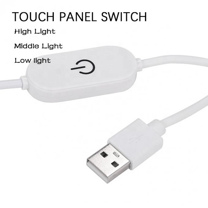 5V 2A USB TO dc 5.5*2.1mm interruptor ajustável cabo remoto LED dimmer de tira para luz da lâmpada 4