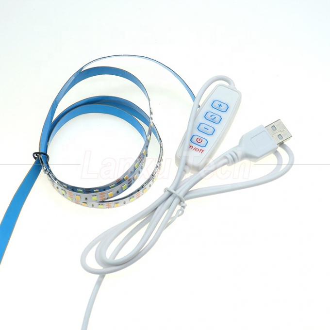 5V de saída Dimming Stepless ON OFF Switch USB Dimmer Cable para lâmpada LED Light Strip 5