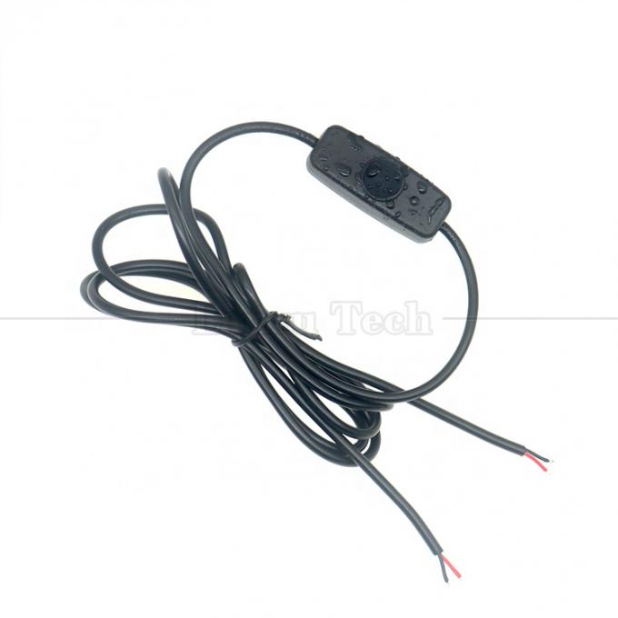 Custom Factory Waterproof Silicon Cover Push Button 2 Pin DC Power on off Switch Cable para Lamp Motorcycle 2