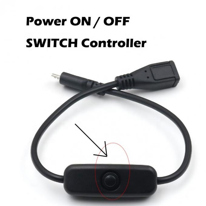 Carregamento de homem para mulher personalizado com cabo de extensão Micro USB com interruptor 4