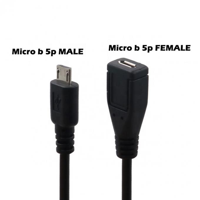 Carregamento de homem para mulher personalizado com cabo de extensão Micro USB com interruptor 1