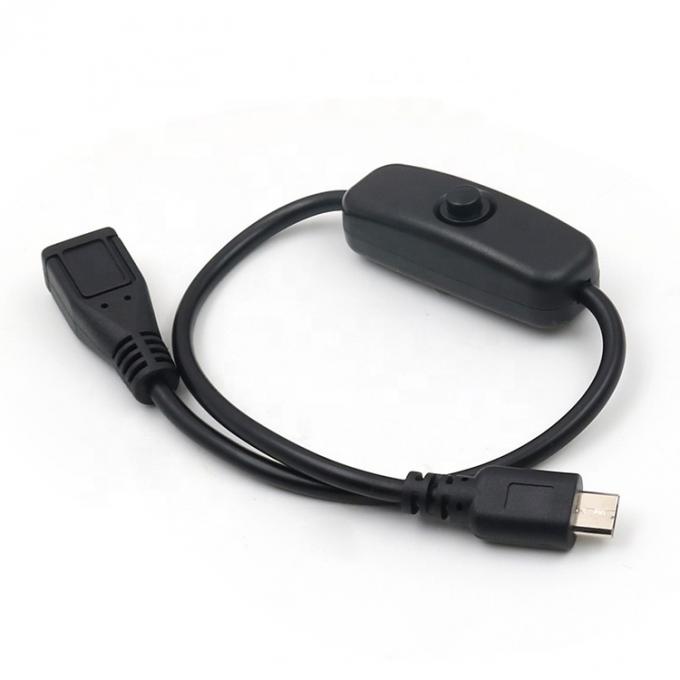 Carregamento de homem para mulher personalizado com cabo de extensão Micro USB com interruptor 5