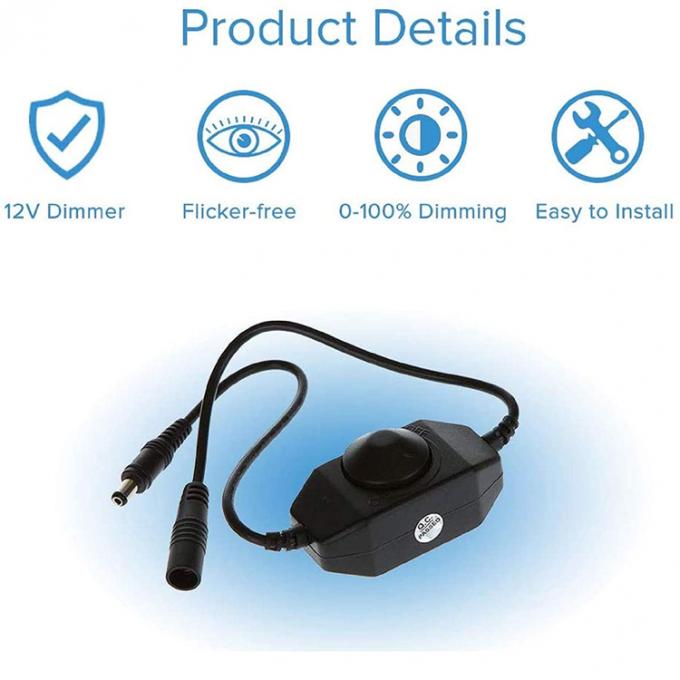 12V 24V Led Lâmpada de Mesa Lâmpadas de Faixa Lâmpadas de Corda Homem para Mulher LED Dimmer Switch Remote Controller 7