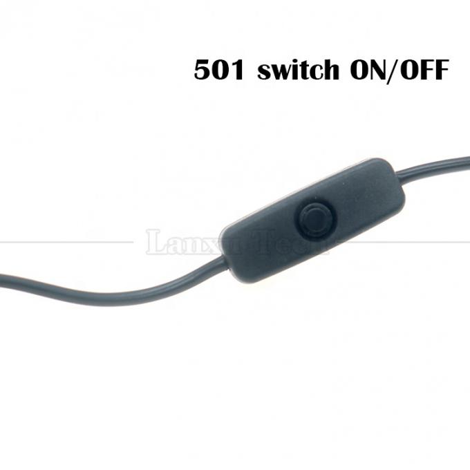 5V USB A macho para tipo C USB Switch Power ON OFF cabo para Raspberry Pi LED Strip 3