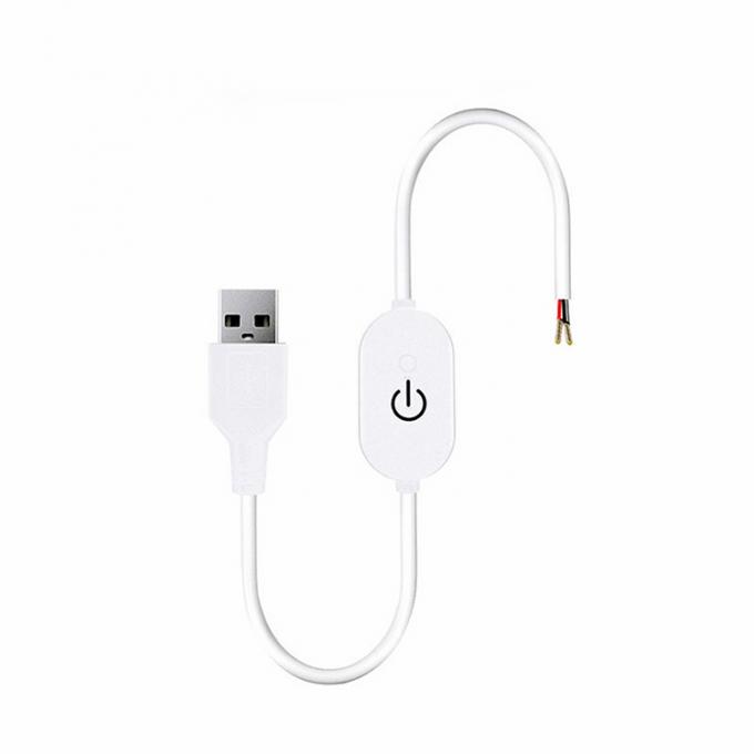 Interruptor USB desligado Dimmer de cabo para LED Strip 4