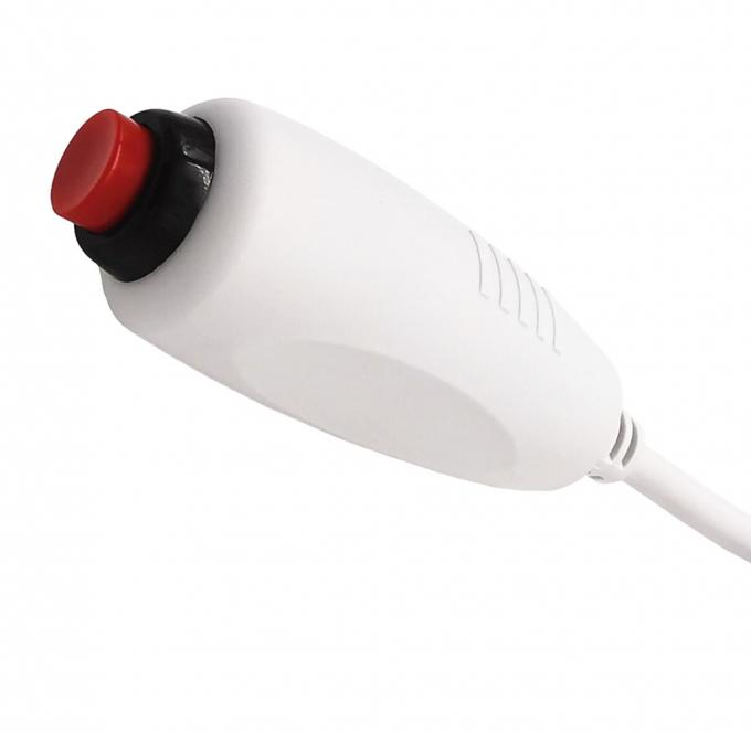 Custom 6.35 Single Button Switch Line Emergency Call Button Nurse Call Cable com clip para estação de enfermagem Sistema de chamada de enfermagem 4