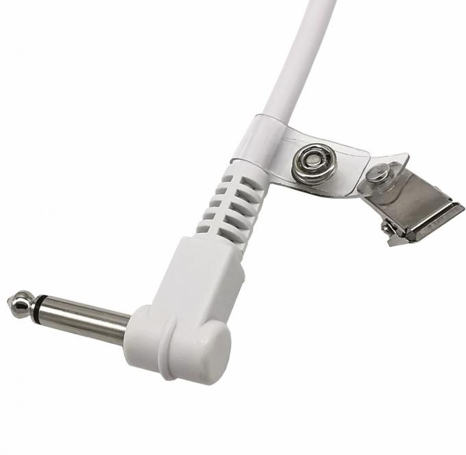 Custom 6.35 Single Button Switch Line Emergency Call Button Nurse Call Cable com clip para estação de enfermagem Sistema de chamada de enfermagem 7