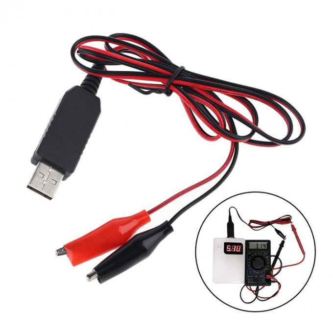 AA AAA Bateria Eliminador Repace Bateria USB 5v a 1.5v 3v 4.5v Passo para baixo cabo de carregador de energia para LED luz brinquedo elétrico 1