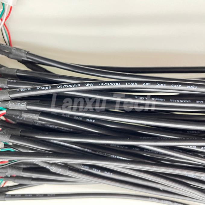 Cable de montagem de painel USB 2.0 Tipo A para JST XH PH VH 4 pin 5