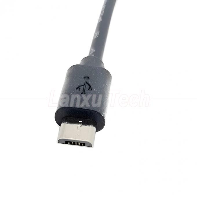 Micro USB Homem para DC 3.5x1.35mm Jack Fêmea Cabo de Extensão de Potência para Ventiladores Lâmpadas LED 3
