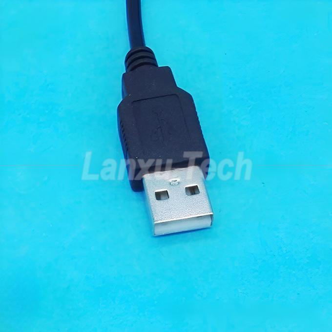 USB 2.0 Um macho para 2 USB duplo Jack Y Fêmea Splitter Hub Cordão de alimentação Adaptador de extensão de cabo 3