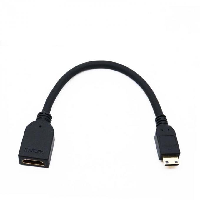 Mini HD-MI Homem para HD-MI Convertidor Feminino Cabo de Extensão Impermeável Para Automóveis Caminhões Barcos Computadores de Motocicletas 1