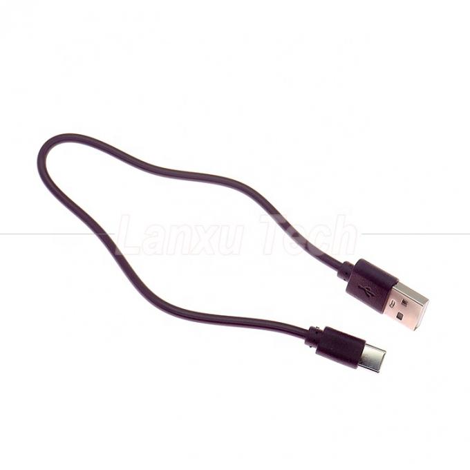Carregamento rápido curto apenas 1A 2A USB para cabo carregador tipo C para ventilador de banco de potência 4