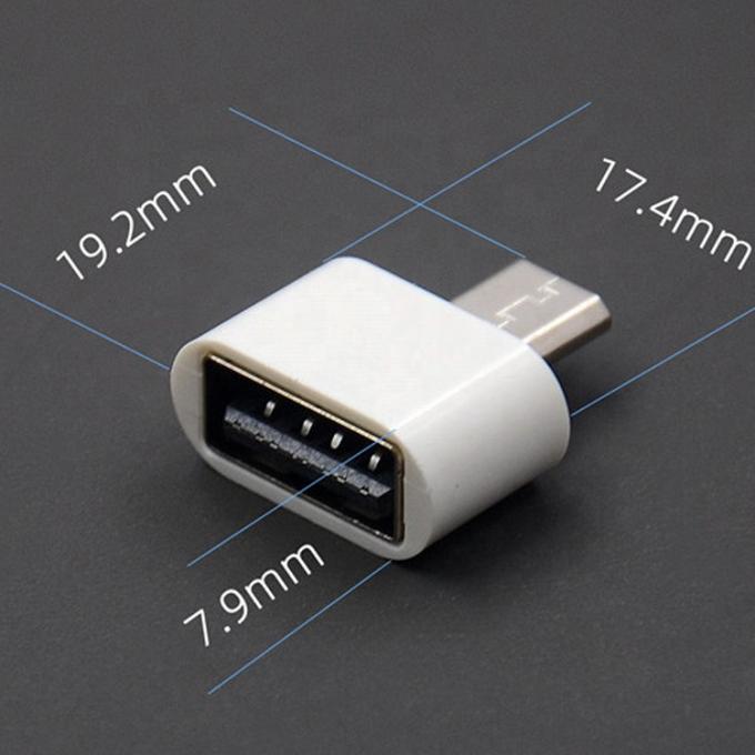 Mini Micro USB portátil adaptador OTG para computador de telefone 3