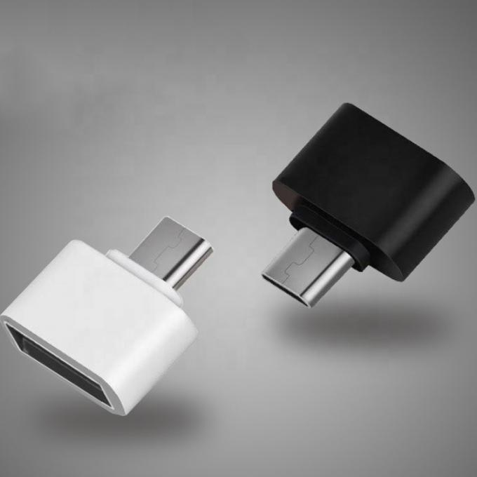 Mini Micro USB portátil adaptador OTG para computador de telefone 2