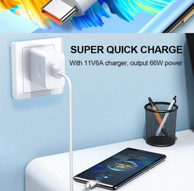Carregamento Super Rápido 6A Tipo C Cable de carregador de dados USB para telemóvel 1