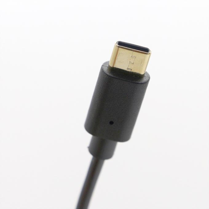 Conectores de ouro 3M personalizados de carregamento rápido Cabo de carregador de dados USB tipo C em espiral 1