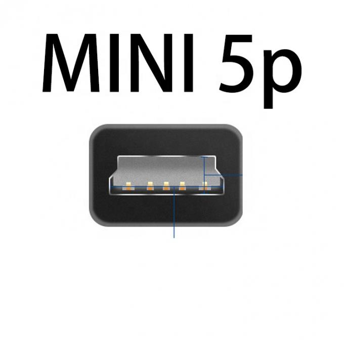 Mini B 5p USB para cabo RJ9 RJ11 2