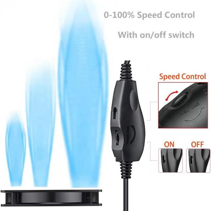 USB ajustável 5V Step Up Boost para DC 12V 3 Pin 4 Pin Connector Fan Speed Controller Adaptador de energia Cable para PC ventilador de resfriamento 3
