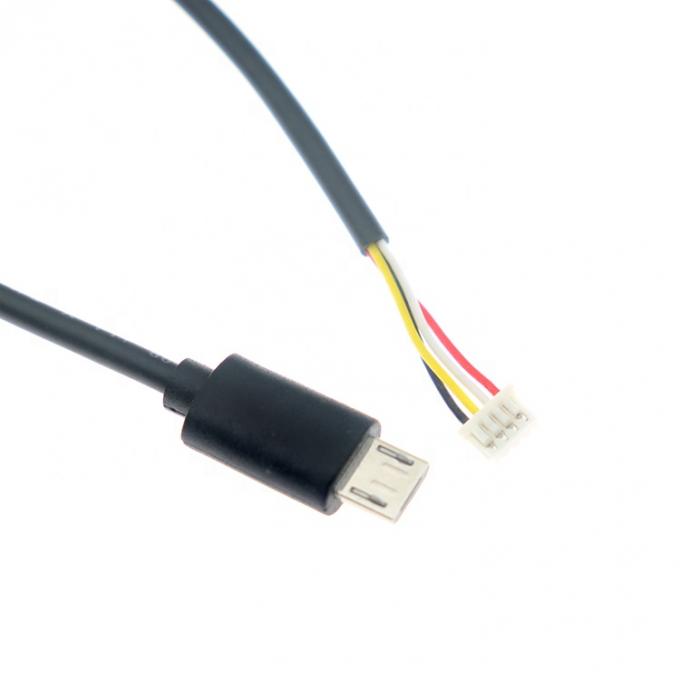 Cable de fio de conector de 10cm 20cm 30cm 50cm Micro B 5P a 4P JST MX 1.25mm 1