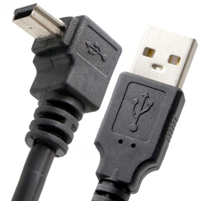 OEM Direita esquerda para cima para baixo ângulo de 90 graus MINI cabo USB para PS3 controlador MP3 câmera 3