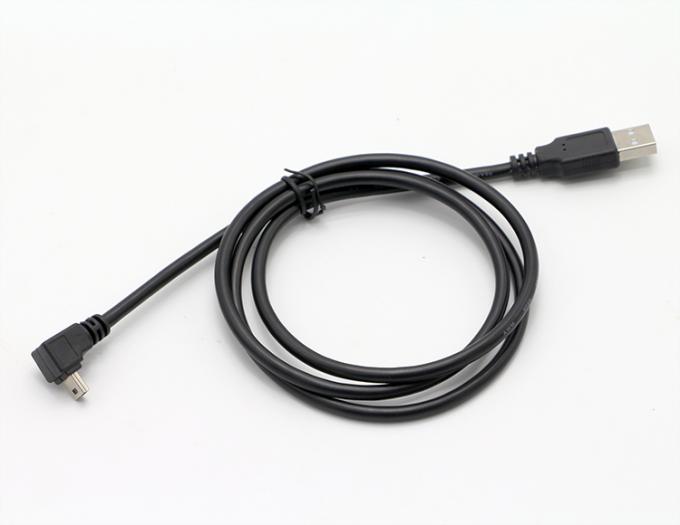 OEM Direita esquerda para cima para baixo ângulo de 90 graus MINI cabo USB para PS3 controlador MP3 câmera 6