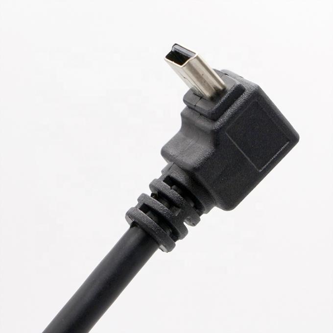 OEM Direita esquerda para cima para baixo ângulo de 90 graus MINI cabo USB para PS3 controlador MP3 câmera 5