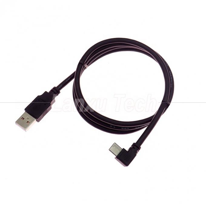 1m 2m 3m 5m Carregamento de dados 90 graus para cima para baixo ângulo esquerdo direito USB para tipo C cabo de extensão 0