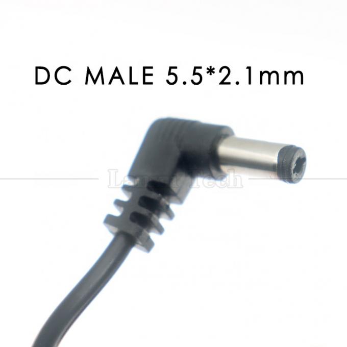 12V Booster USB 5V a 12V Ângulo de 90 graus 5.5x2.1 mm Cabo Jack para Roteador Wifi 5