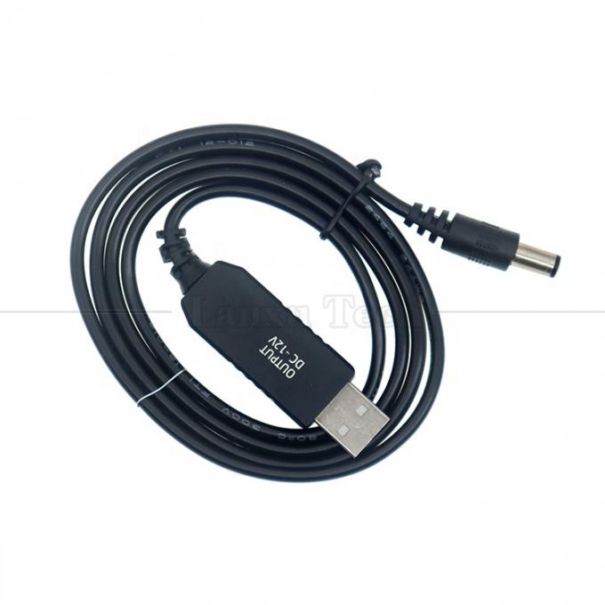 Multi Função 5V USB para 12V 9V DC 5.5x2.1mm Boost Configuração Conversor de Potência Cabo USB para Wifi Router Lâmpada de alto-falante 7