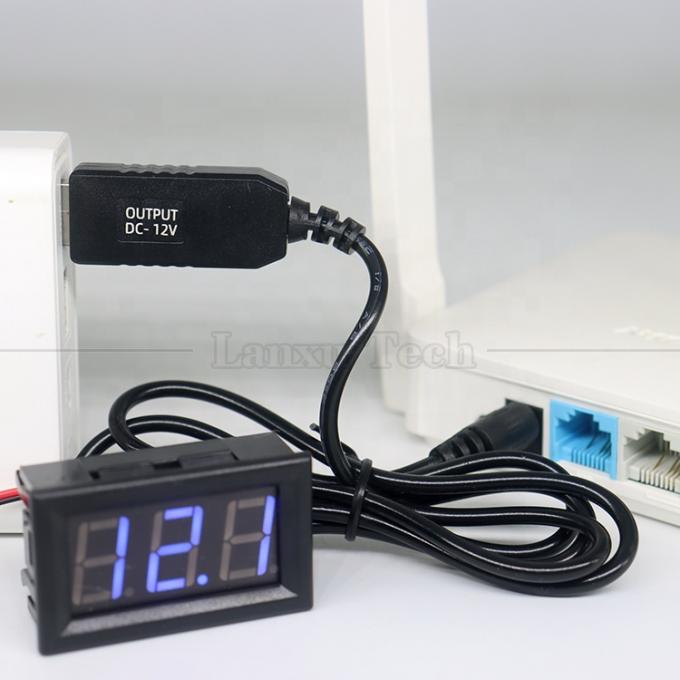 Carregador Step Up de alta qualidade 5.5x2.1mm DC 5V a 12V Cabo de alimentação USB para Wifi Router Modem Fano Luz LED 5