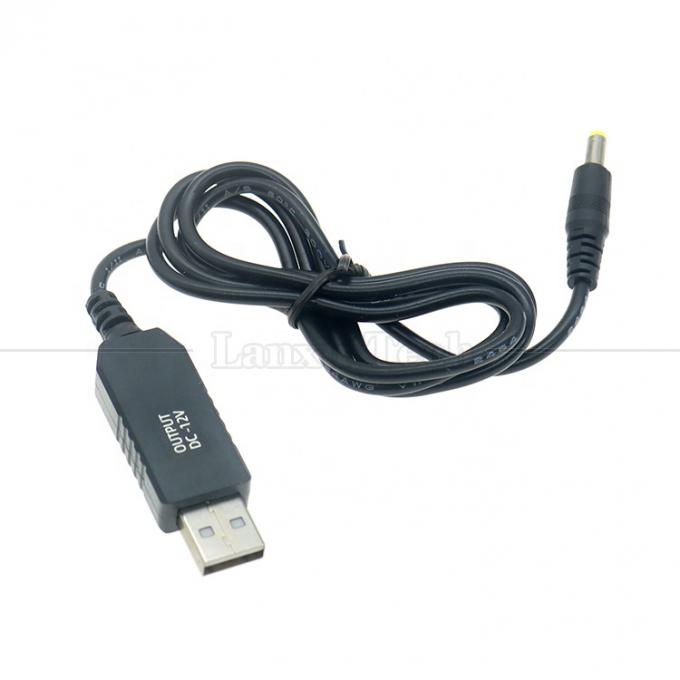 Cabo de carregador de alta qualidade 12v 9v de saída USB para DC 4.0x1.7mm para modem de roteador 6