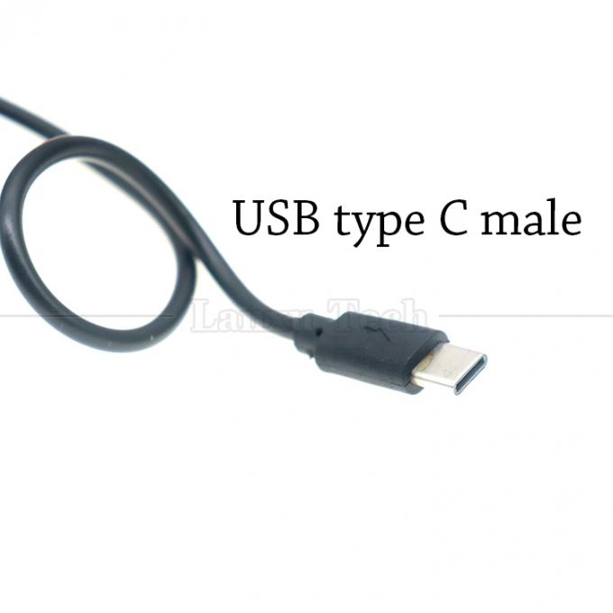 Conversor de reforço de 1m de alta qualidade de 5v para 12v USB para USB Tipo C Cabo de carregador de energia para esteiras leves 4